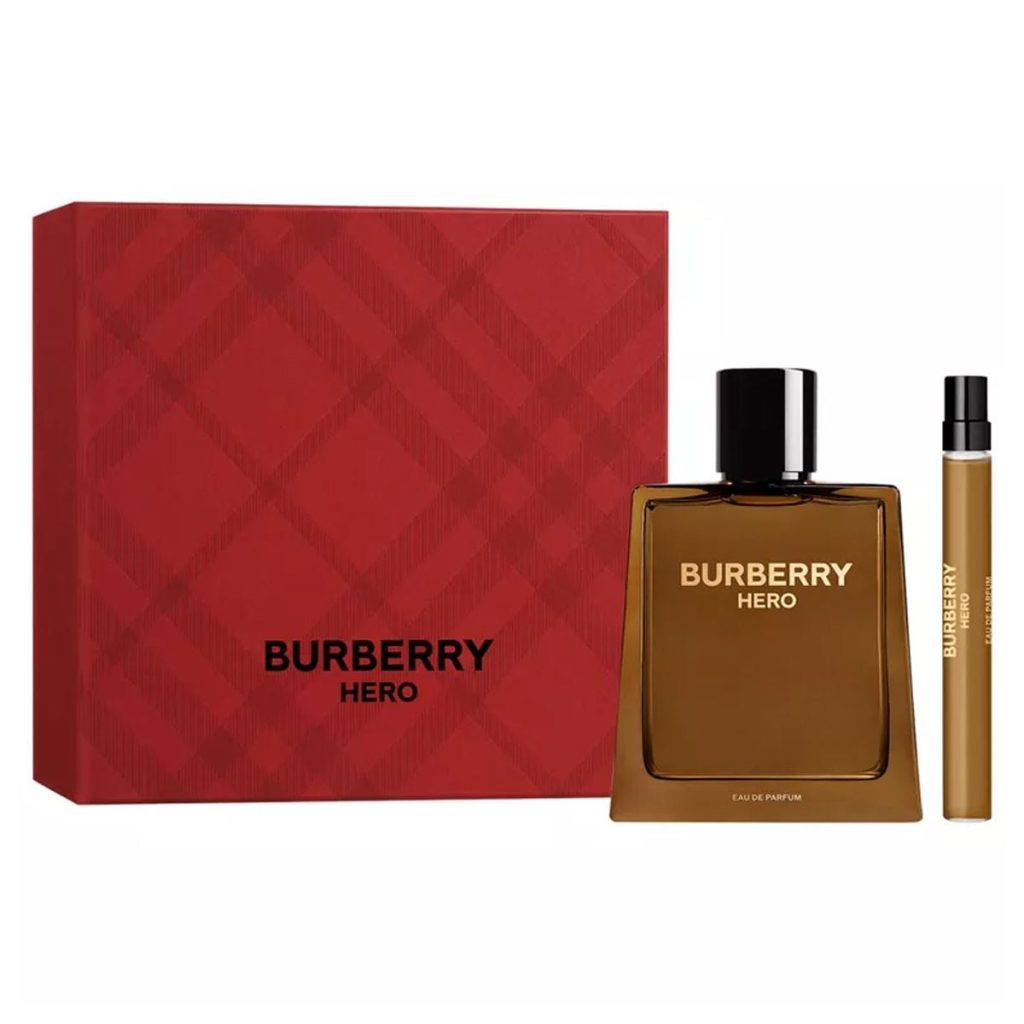 Gift Set Burberry Hero 2pcs ( EDP 100ml + EDP 10ml )